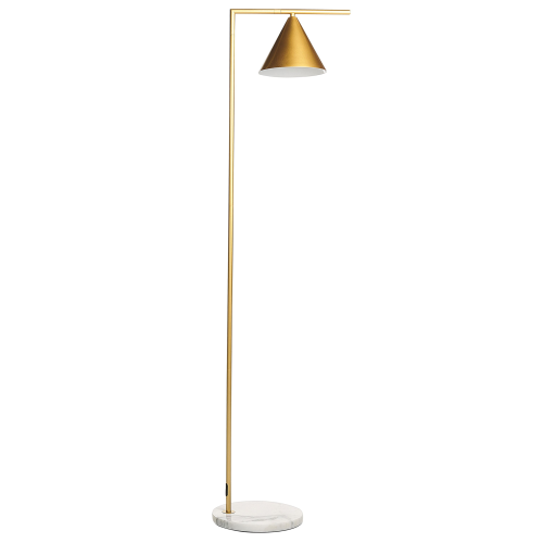 Beliani Floor Lamp MOCAL Metal Gold