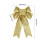 Christmas Tree Bow Decorations Silver Nylon 2PC 13 inch 3