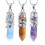 Amethyst Quartz Chakra Healing Pendant Necklace 2