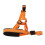 MUSEYA Nylon Dog Muzzle Orange for Outdoor Walks 1 Set 6