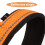 MUSEYA Nylon Dog Muzzle Orange for Outdoor Walks 1 Set 5