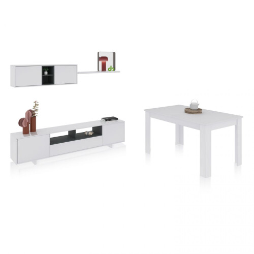 Pack salón con mesa de comedor Kenzo Plus VB