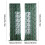Green lace curtains with sled embroidery 2 panels 3