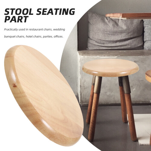 Wooden Barstool Top Replacement Round 1 Set 2