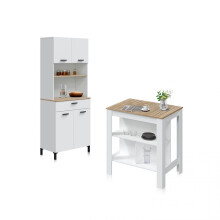 Pack alacena con mesa alta Nitza