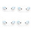 Magnetic Eyeglass Holder Light Blue 8 Pcs 3