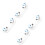 Magnetic Eyeglass Holder Light Blue 8 Pcs 5