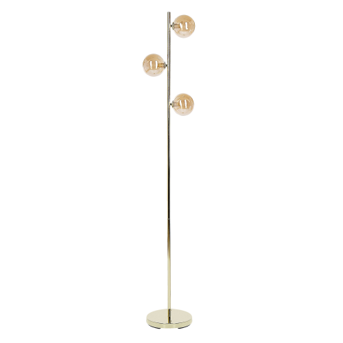 Beliani Floor Lamp RAMIS Metal Gold
