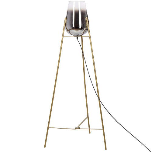 Beliani Floor Lamp MENA Metal Gold