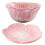Pink Ceramic Cabbage Bowl Microwave and Dishwasher Safe 1 4