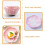 Pink Ceramic Cabbage Bowl Microwave and Dishwasher Safe 1 5
