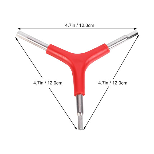 Steel Wrench Repair Tool Red 1 Piece 1
