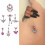 Zirconia Pink Butterfly Belly Button Ring 1 Piece 5