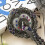 Antique Peacock Rose Hand Mirror Set Vintage Metal Foldable 6