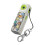 Caméra D'Action Numérique 2K, Porte-Clés Caméra, Caméscope Rétro Portable de Poche, Blanc 1