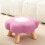 Round Flower Mini Stool Wooden Legs 1 Piece 4