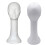 Wig Head Display Stand White Foam Mannequin with Long Neck 3