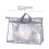 Handtas opbergtas beige transparant 2XL met ritssluiting 5