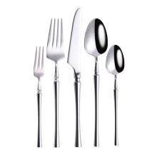 20 Piece Flatware Set 304 Stainless Steel Fork Spoon Cutlery Luxury Mirror Polished Silverware,Dishwasher Safe