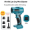 Jet Dry Mini Blower 96000 RPM Wind Control Compatible with 7