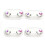 Magnetic Eyeglass Holder Set 4 Pieces 12 Colors 3