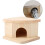 Hamster Wooden Hideout House for Small Animals 3