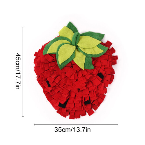 Dog Snuffle Mat Interactive Slow Feeder Fruit-Shaped 1 Pack 2