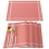 Τραπεζομάντηλο σε χρώμα Coral Red, μονόχρωμο, 72x14 ίντσες 7