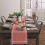 Τραπεζομάντηλο σε χρώμα Coral Red, μονόχρωμο, 72x14 ίντσες 2