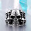 Men's Gothic Skull Ring Stainless Steel Size 7-13 4