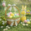 Easter Bunny Egg Ribbon Multicolor 25 Yards 5