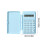 Calculatrice portable à clapet Macaron Blue 8 chiffres 3