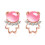 925 Sterling Silver Birthstone Cubic Zirconia Stud Earrings 4
