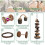 Small Animal Wood Activity Toys Pack 10 5