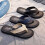 Men's Beach Flip Flops Soft Flat Sandals Size 8 and 12 7