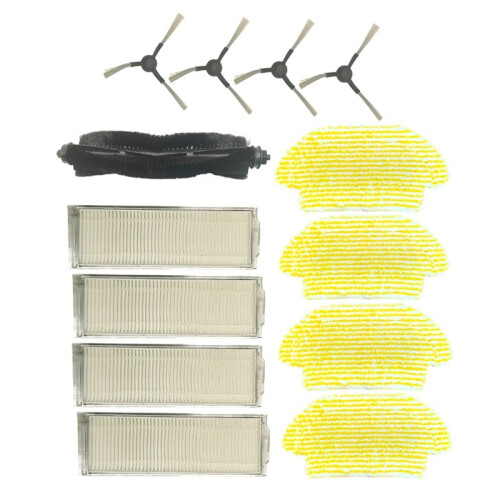 For  RCV3 Vacuum Cleaner Vacuum Main Roller Brush Side Brush Filter Mop Cloth Replacement Parts