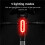 ROCKBROS Bicycle Tail Light with Lock  Password Pairing Bike Lock Light IPX6 Waterproof Warning Light Tail Accessories 5