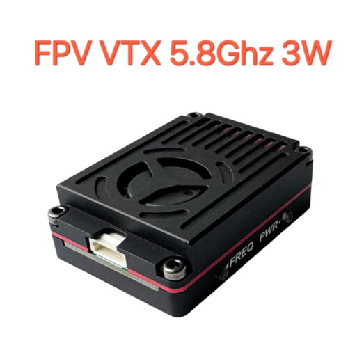 5.8G 3W FPV VTX 64CH FPV Audio Video Transmitter PAL/NTSC Support OSD Parameter Adjustment for FPV Long Range RC Drone 2