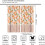 Peach Curtains Vintage Boho Fruit Leaves Pattern Thermal 2