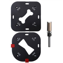 Woodworking Templates Aluminum Alloy Wood Working Arc Chamfering Tool Router Table Corner Radius Jig for Frame Cutting