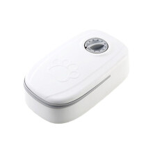 Pet Automatic Timing Feeder with Timer Auto Dog Dry Food Dispenser Cat Food Dispenser Timed Cat Feeder for Cat Dogs Grey