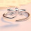 Adjustable Knitting Ring Crochet Loop Tool Set 5 pcs 5