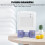 Portable Dehumidifier USB-Powered 1L for Home Bedroom 6