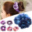 Flower Pearl Hair Bands Multicolor Elastic 11 pcs 4