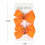 Halloween hair bow with pumpkin bat spider ghost design 6