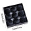 Black Velvet Christmas Ornaments 80mm 9-Pack 5