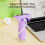 New 1000x Digital Microscope for Kids 2-Inch IPS Screen 2MP Optical Lens with Camera and Video Function for Christmas A 5