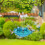 Outdoor Floating Hanging Bird Feeder Birdbath 1 pc 7