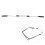 Adjustable Glasses Straps Black Silicone 1 Set 5