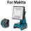 LED Work Light Floodlight for 18V Li-ion Battery 8